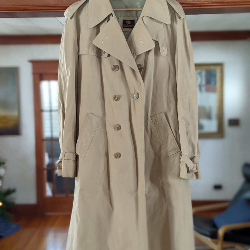 Richmond Brothers Trench Coat Size Xl Womens All Weather